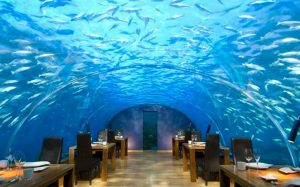 restaurante em baixo d'água